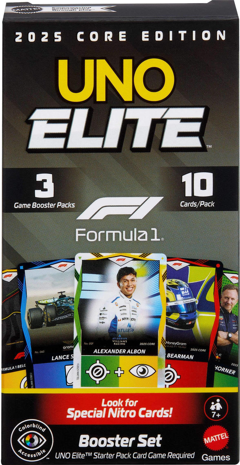 UNO Elite F1 Kartenspiel Booster Set 7+