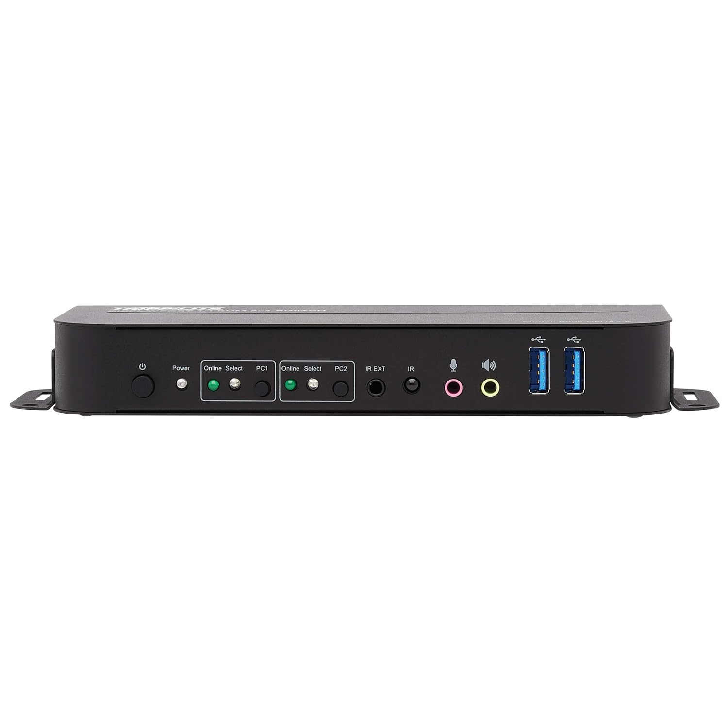 Eaton Tripp Lite 2-Port DisplayPort/USB KVM Switch - 4K 60 Hz, HDR, HDCP 2.2, IR, DP 1.4, USB Sharing, USB 3.0 Cables (B005-DPUA2-K