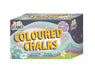 Craft Planet Bulk Chalk, Multicoloured, Pack Of 100, Art & Craft Fun For Kids, Drawing, Pavement, Playground, School, Home, Garden, Games, Paper