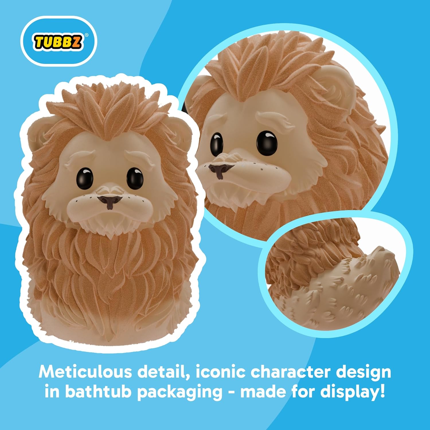 TUBBZ Sammlerausgabe: Wicked for Good – Cowardly Lion Cosplaying Gummiente Vinylfigur – Offizielle Sammelfigur für Fans von Wicked