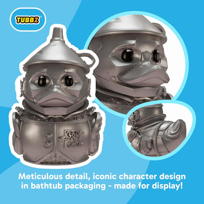 TUBBZ Sammlerausgabe: Wicked for Good – Tin Man Cosplaying Gummiente Vinylfigur – Offizielle Sammelfigur für Fans von Wicked