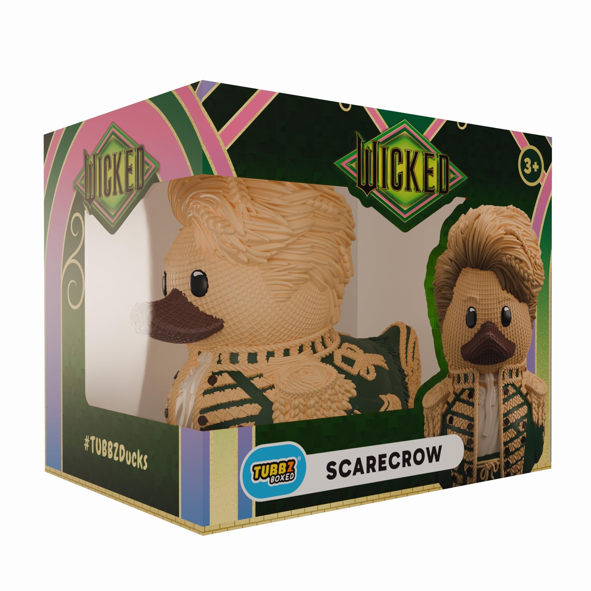 TUBBZ Box-Ausgabe: Wicked for Good – Scarecrow Cosplaying Gummiente Vinylfigur – Offizielle Sammelfigur für Fans von Wicked