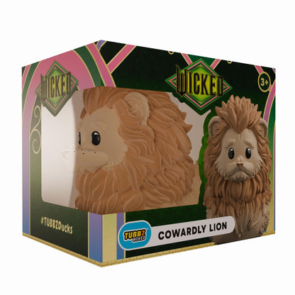 TUBBZ Box-Ausgabe: Wicked for Good – Cowardly Lion Cosplaying Gummiente Vinylfigur – Offizielle Sammelfigur für Fans von Wicked