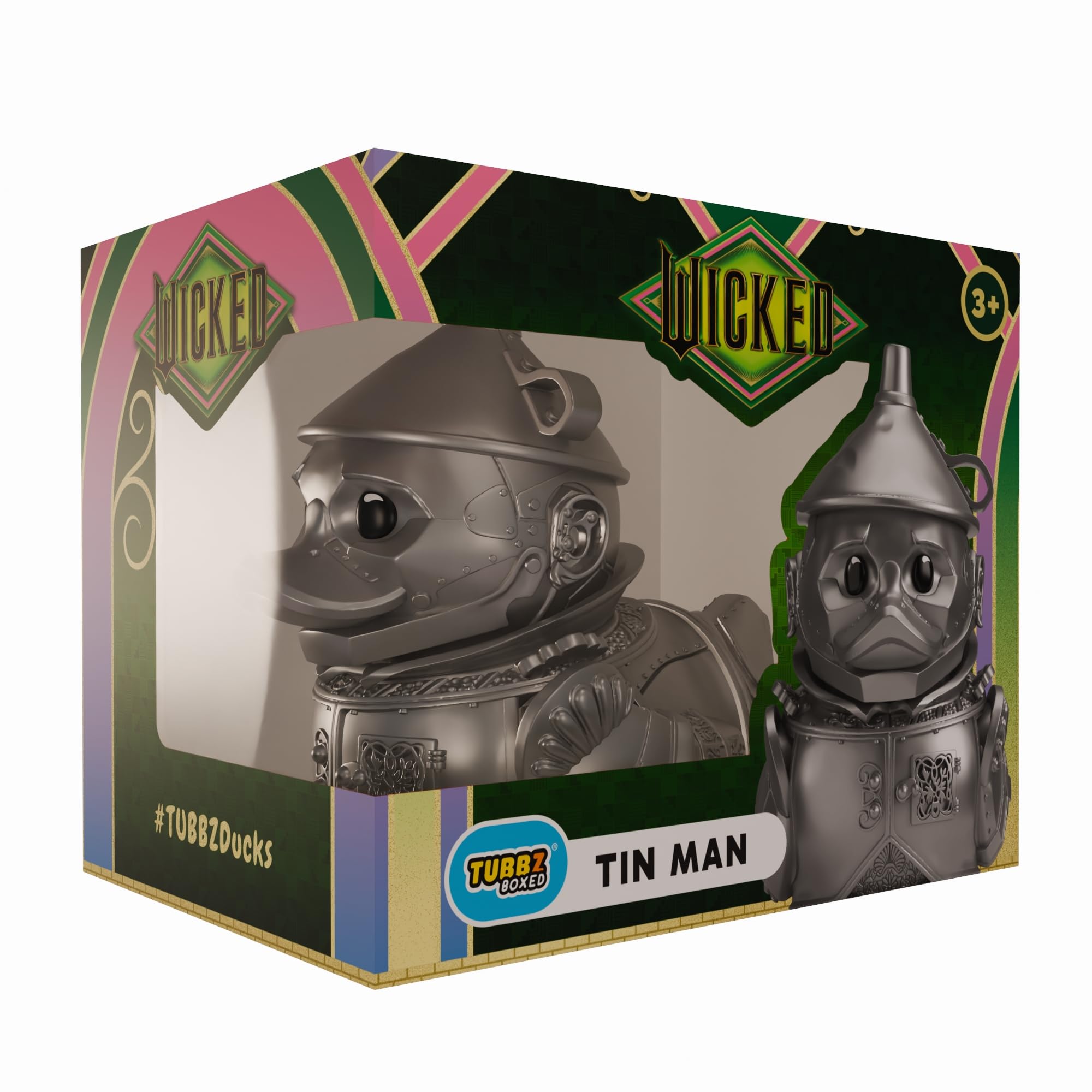 TUBBZ Box-Ausgabe: Wicked for Good – Tin Man Cosplaying Gummiente Vinylfigur – Offizielle Sammelfigur für Fans von Wicked