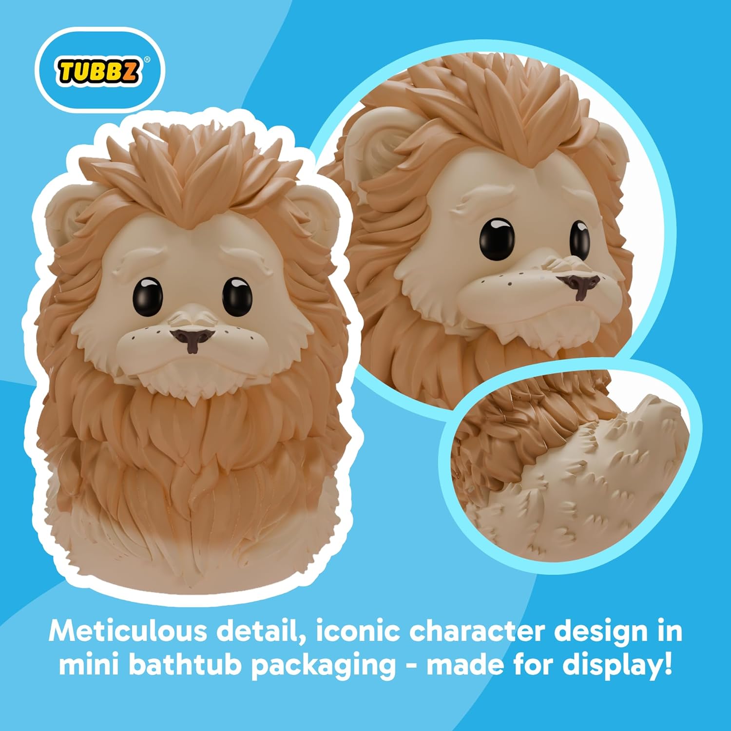 TUBBZ Mini: Wicked – Cowardly Lion Figurine Canard Cosplay en Vinyle – Édition Miniature pour Les Fans de Wicked