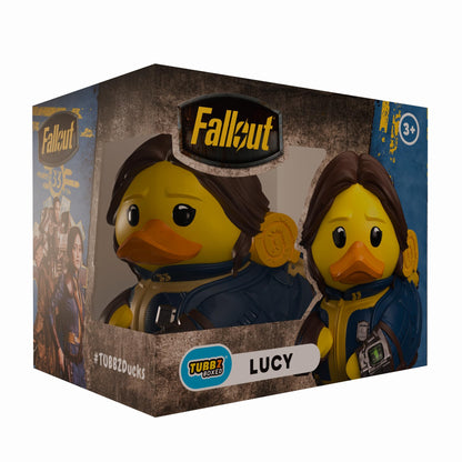 TUBBZ Box-Ausgabe: Fallout TV – Lucy Maclean Cosplaying Gummiente Vinylfigur – Offizielle Sammelfigur für Fans von Fallout TV
