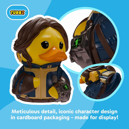 TUBBZ Box-Ausgabe: Fallout TV – Lucy Maclean Cosplaying Gummiente Vinylfigur – Offizielle Sammelfigur für Fans von Fallout TV