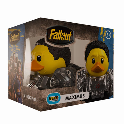 TUBBZ Box-Ausgabe: Fallout TV – Maximus Cosplaying Gummiente Vinylfigur – Offizielle Sammelfigur für Fans von Fallout TV