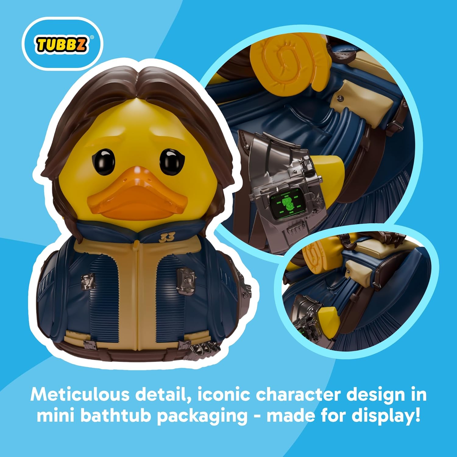 TUBBZ Mini: Fallout TV – Lucy Maclean Cosplaying Gummiente Vinylfigur – Offizielle Sammelfigur für Fans von Fallout TV