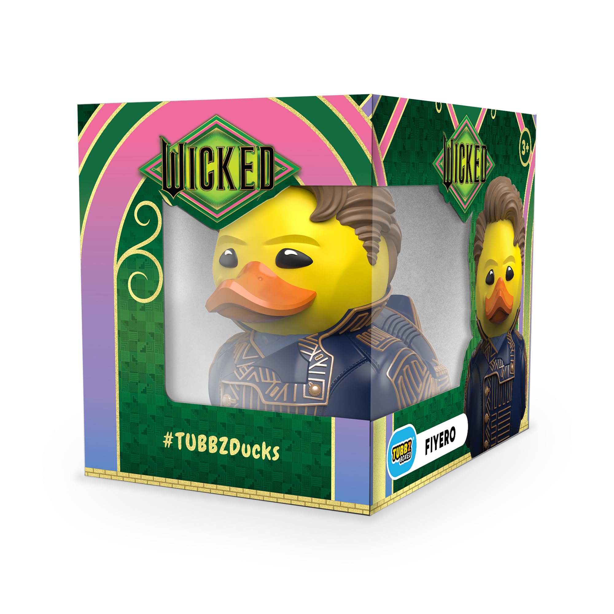 TUBBZ Box-Ausgabe: Wicked for Good – Prince Fiyero Cosplaying Gummiente Vinylfigur – Offizielle Sammelfigur für Fans von Wicked