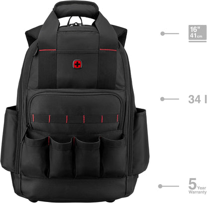 Wenger ADVANCED 16`` Tool Backpack, Schwa