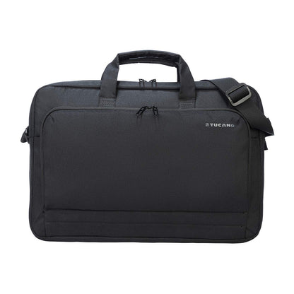 Tucano Star Laptop Bag 15.6 Inch Compatible with MacBook Pro 16 Inch with Shoulder Strap Suitcase Attachment for Work Office University Travel