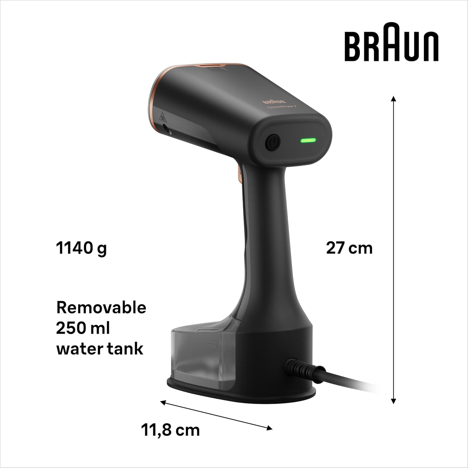 Braun GS7077BK Steamer