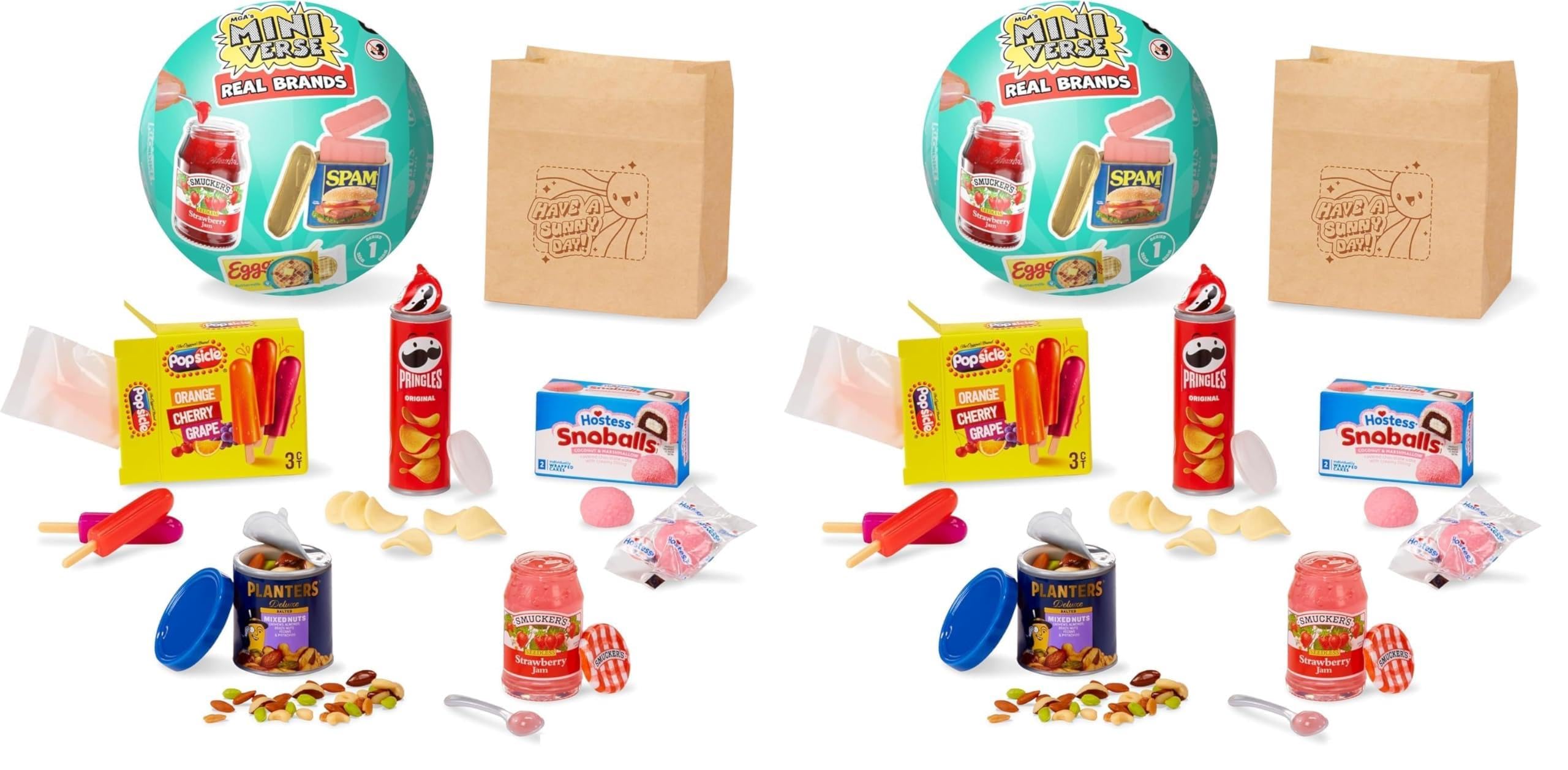 MGA's Miniverse Real Brands - Mini Collectables, Replica Food, Food Brands, NOT Edible - For Collectors, Ages 8+ Years (Pack of 2)