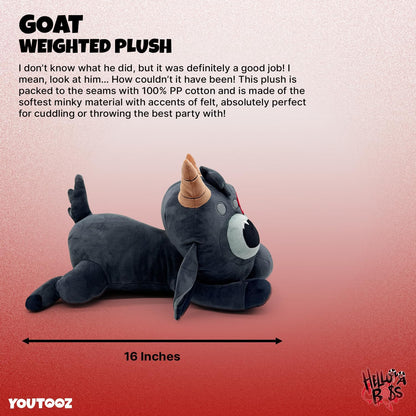Youtooz Helluva Boss Goat 16" Weighted Plush | Collectible, Helluva Boss Plush Collection