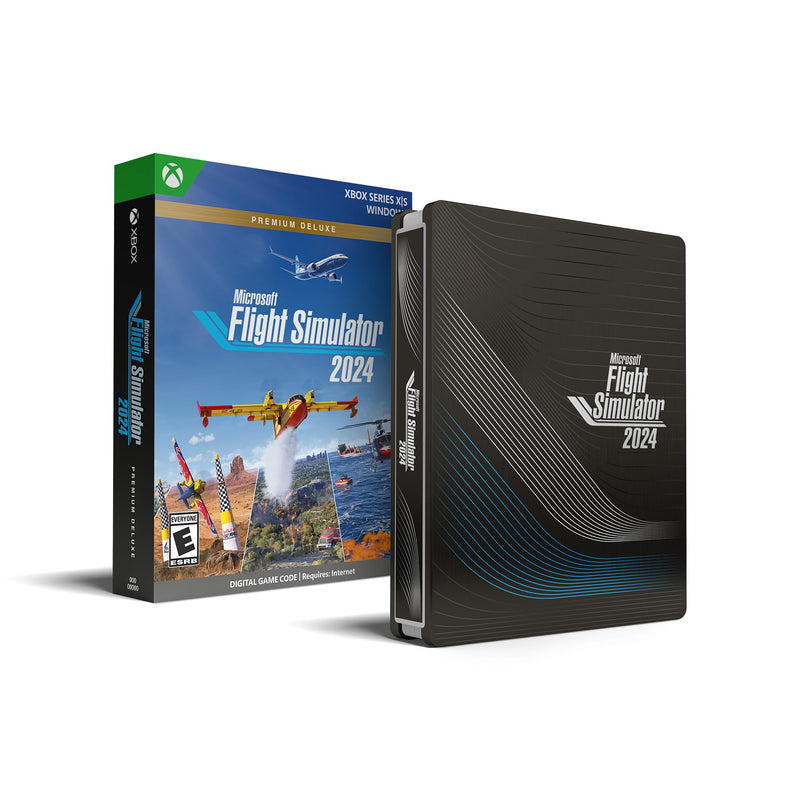 Microsoft Flight Simulator Premium Deluxe Steelbook Edition | Codice Digitale per PC e Xbox Series X | S
