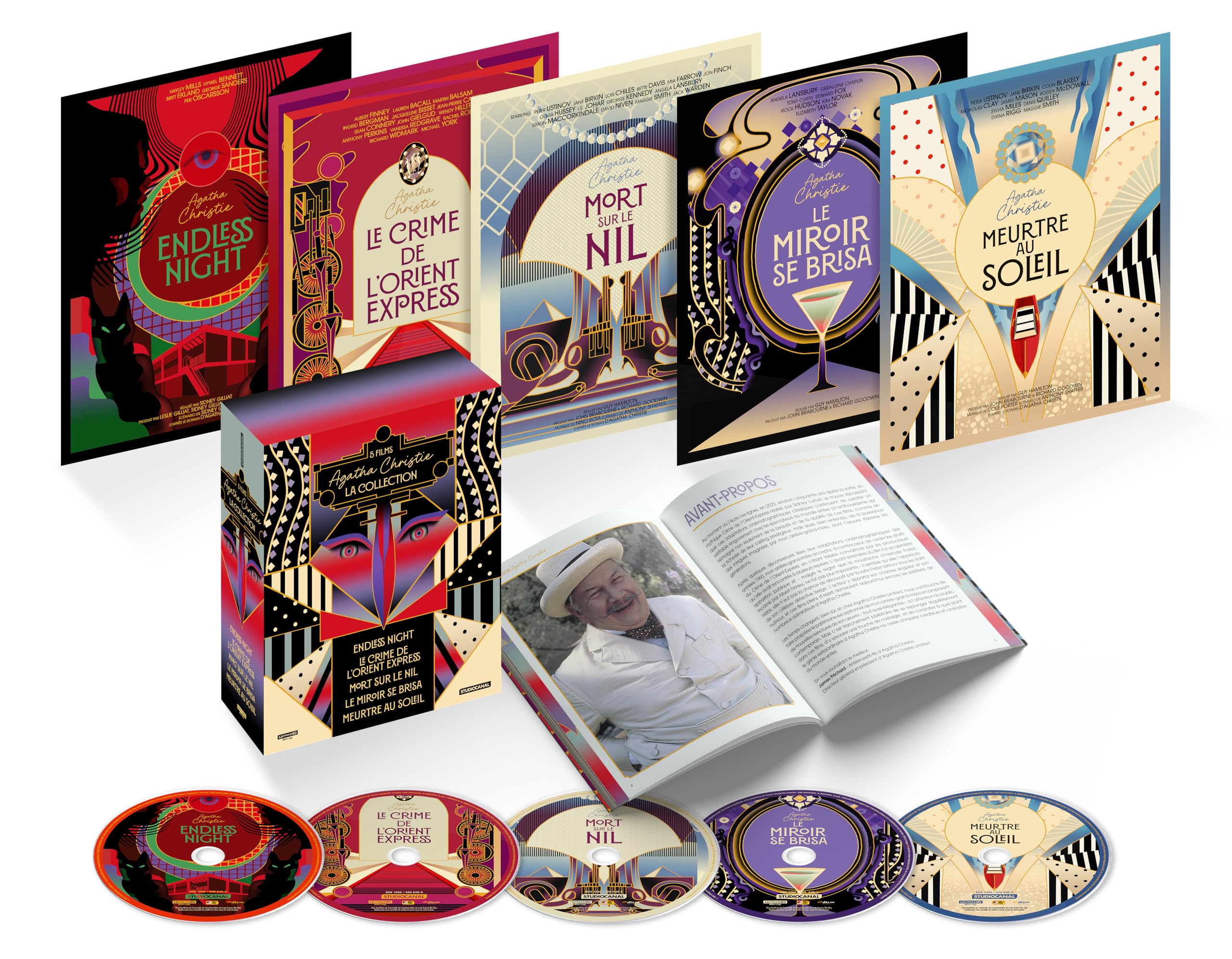 Agatha Christie Coffret 5 Films - Versions Restaurees