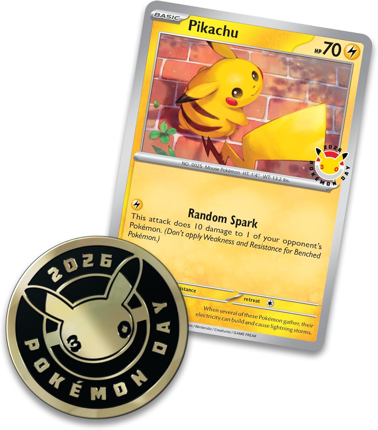 Pokémon TCG: Pokémon Day 2026 Collection (1 foil promo card, 1 coin and 3 booster packs
