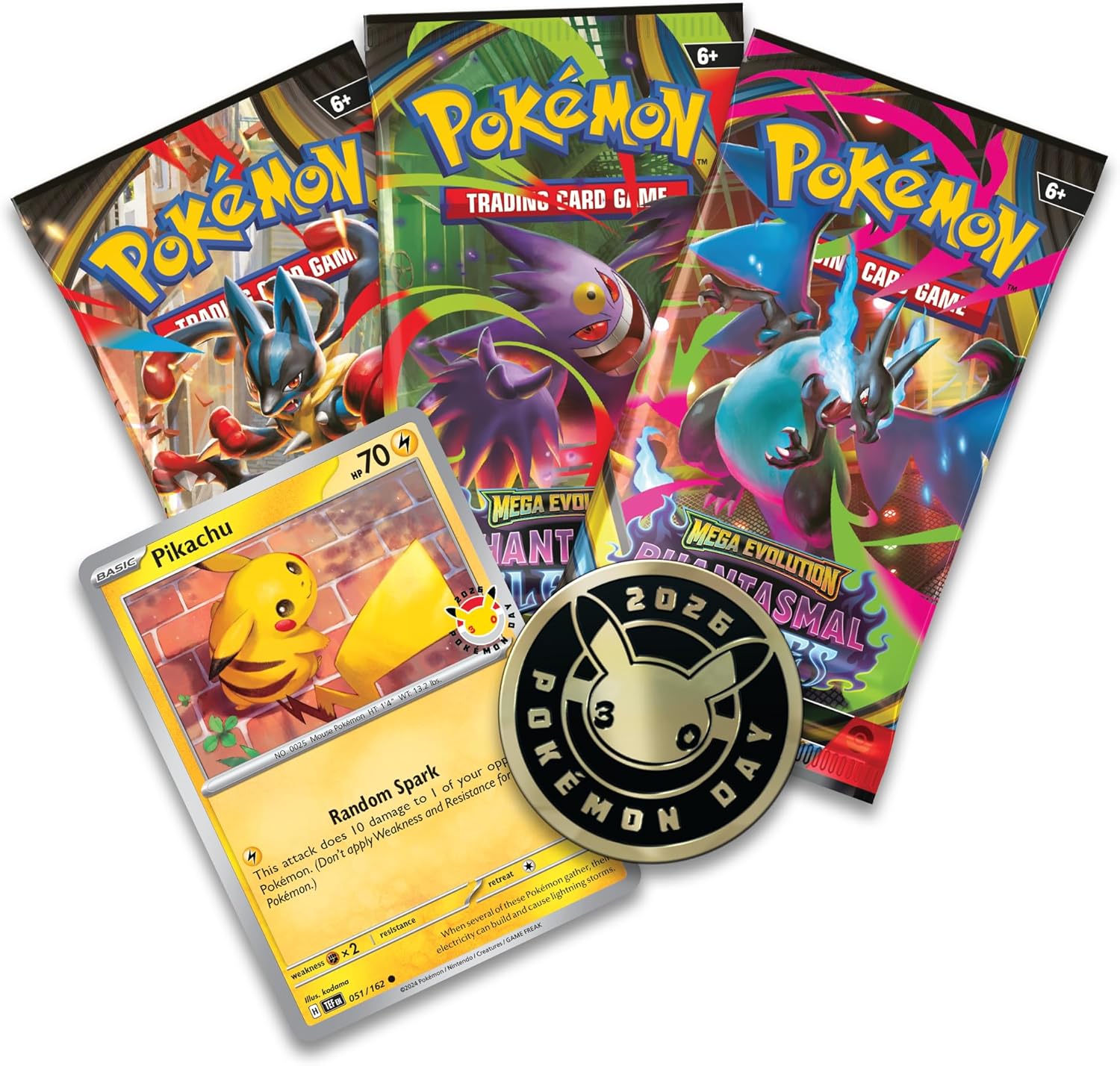 Pokémon TCG: Pokémon Day 2026 Collection (1 foil promo card, 1 coin and 3 booster packs