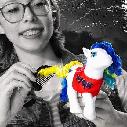 Basic Fun My Little Pony x Stranger Things – The Squawk Pony - 80s Crossover Collectible Ponies – For Fans & Collectors