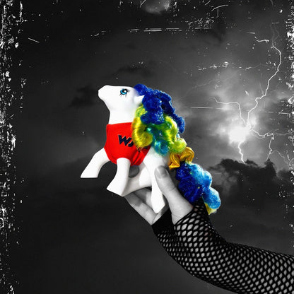 Basic Fun My Little Pony x Stranger Things – The Squawk Pony - 80s Crossover Collectible Ponies – For Fans & Collectors