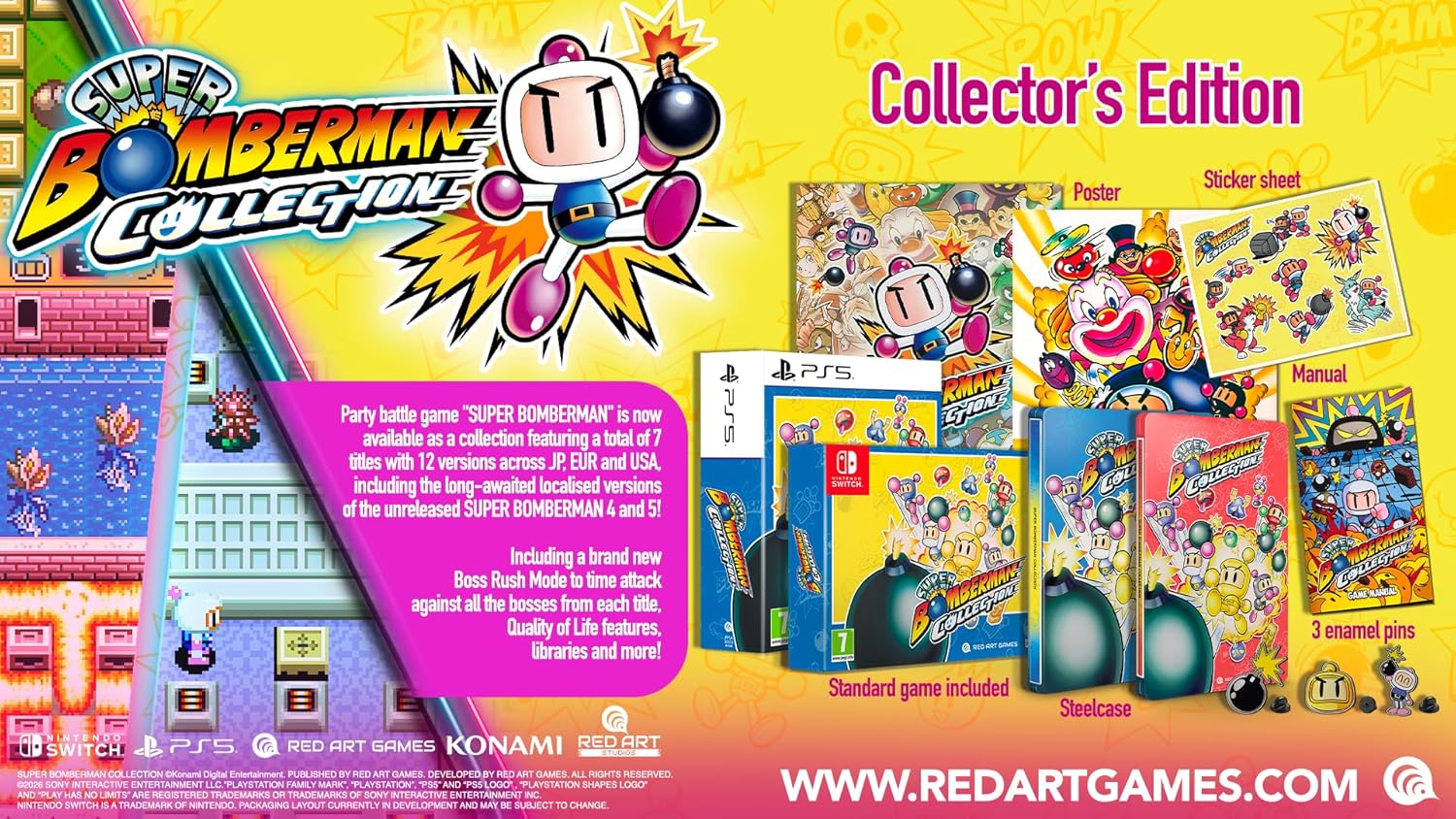 Super Bomberman Collection – Collector´s Edition - Switch