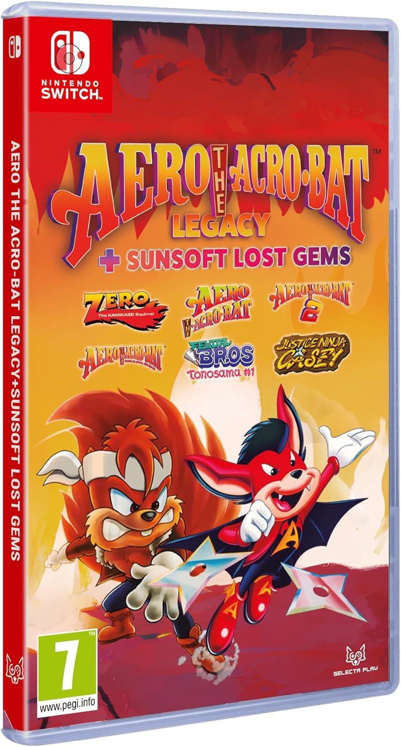 Aero The Acro-Bat Legacy + Sunsoft Lost Gems (Nintendo Switch)