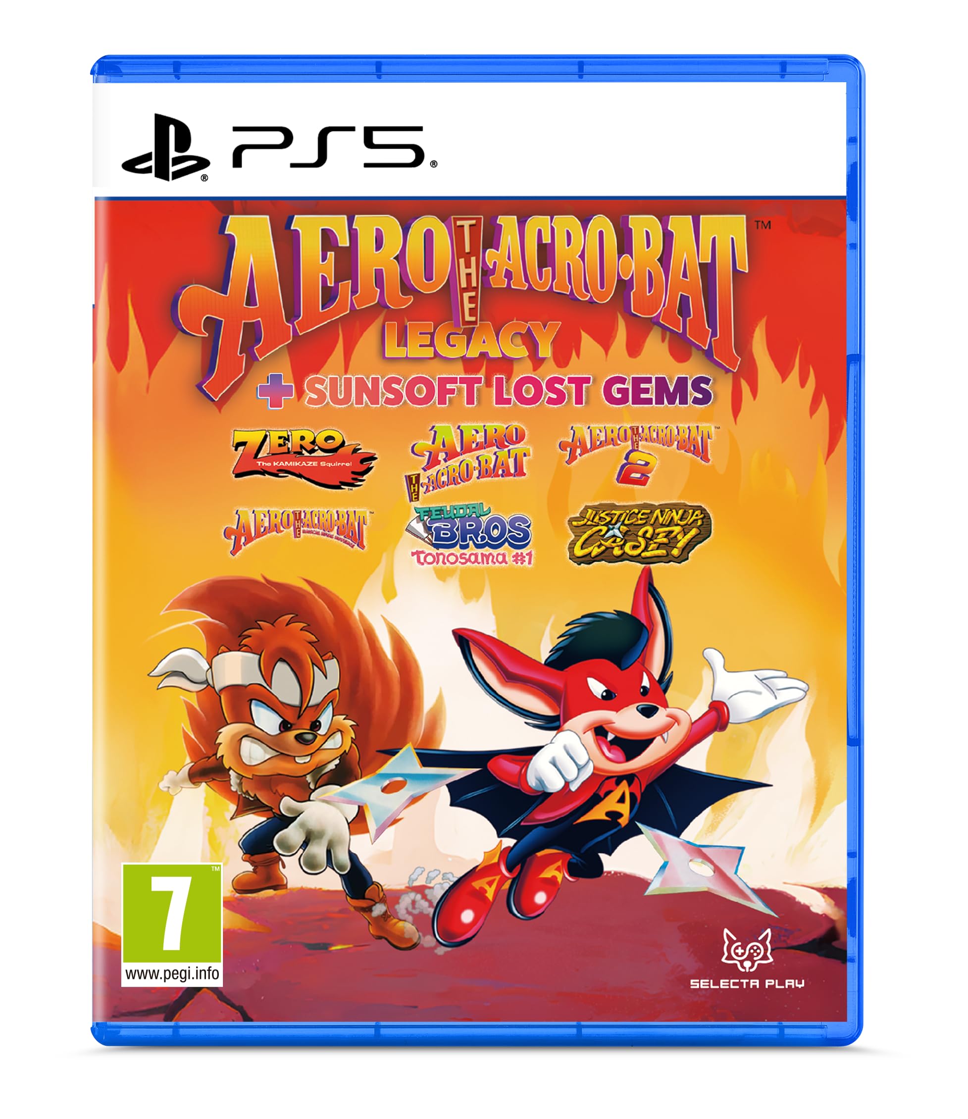 Aero The Acro-Bat Legacy + Sunsoft Lost Gems (PlayStation 5)