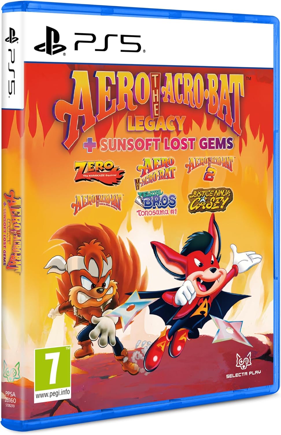 Aero The Acro-Bat Legacy + Sunsoft Lost Gems (PlayStation 5)
