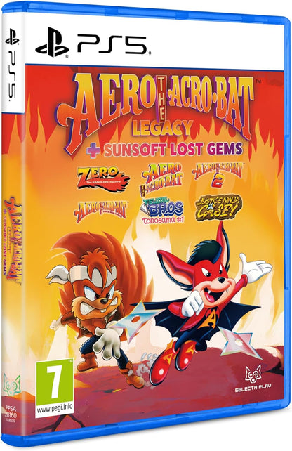 Aero The Acro-Bat Legacy + Sunsoft Lost Gems (PlayStation 5)