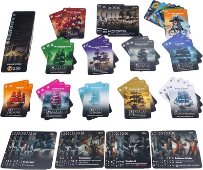 Cursed Tides - Pirate Strategy Card Game | Fun for Kids, Teens & Adults | 2-5 Players | Ages 8+ | Quick 15-Minute Gameplay
