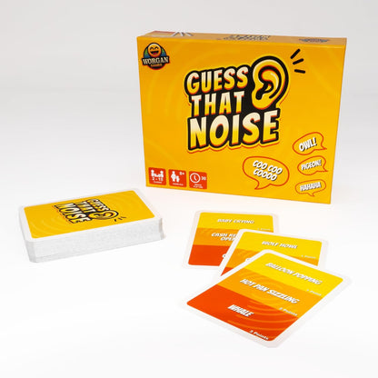Guess That Noise: Funny Sound Impressions Party Game for Family & Friends - 2-15 Players - Ages 8+