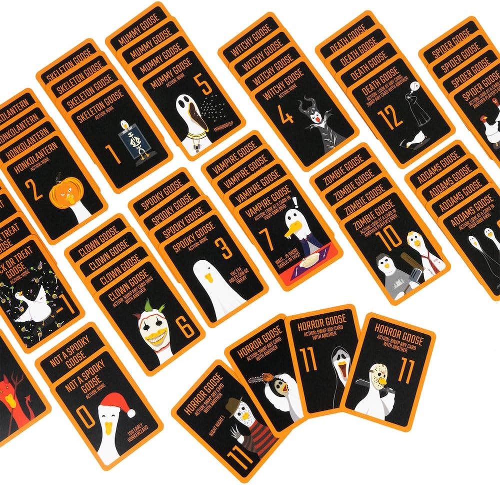 Spooky Goose - Quick-Thinking Memory Game - Halloween Themed - 2-6 Players - Age 8+