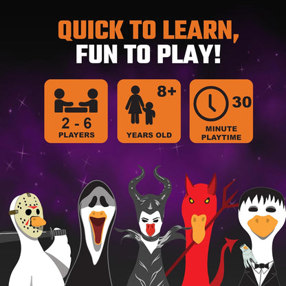 Spooky Goose - Quick-Thinking Memory Game - Halloween Themed - 2-6 Players - Age 8+