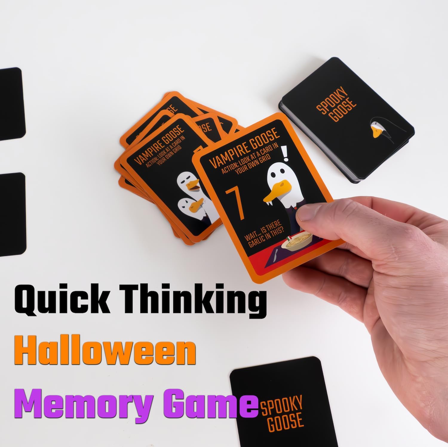 Spooky Goose - Quick-Thinking Memory Game - Halloween Themed - 2-6 Players - Age 8+