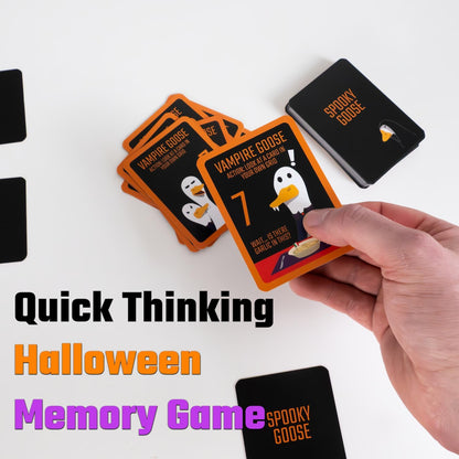 Spooky Goose - Quick-Thinking Memory Game - Halloween Themed - 2-6 Players - Age 8+