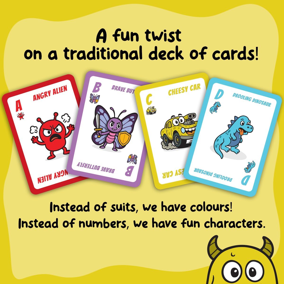 2 Player Card Games For Kids: Simple & Fun Classic Family Table Games - Snap, Pairs, Go Fish, Old Maid, Rummy, Crazy Eights - Ages 3+