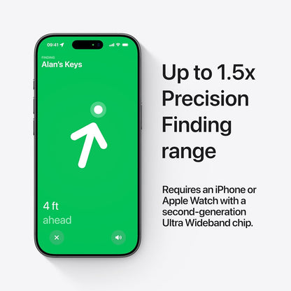 Apple Airtag (2Nd Generation) - Anti-Loss Bluetooth Tag For Mobile Phone, Tablet, Smart Watch - For Iphone/Ipad/Ipod