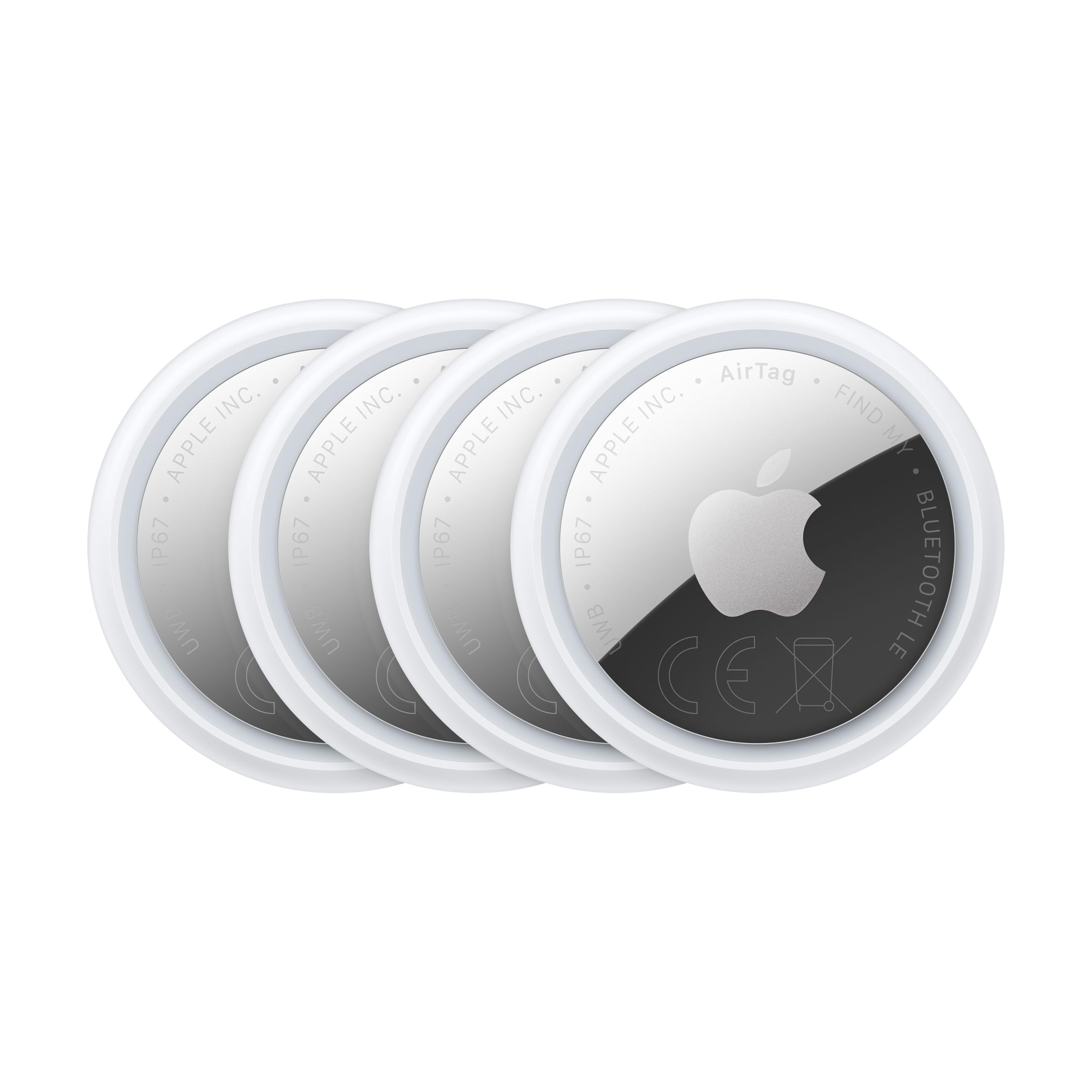 Apple Airtag (2Nd Generation) - Anti-Loss Bluetooth Tag For Mobile Phone, Tablet, Smart Watch (Pack Of 4) - For Iphone/I