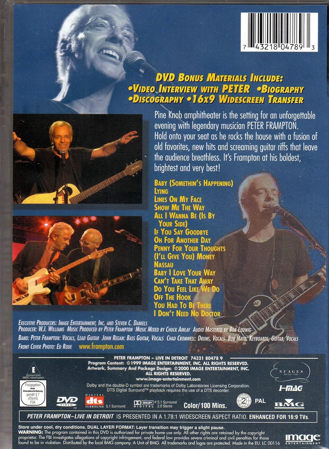 Peter Frampton : Live in Detroit (1999