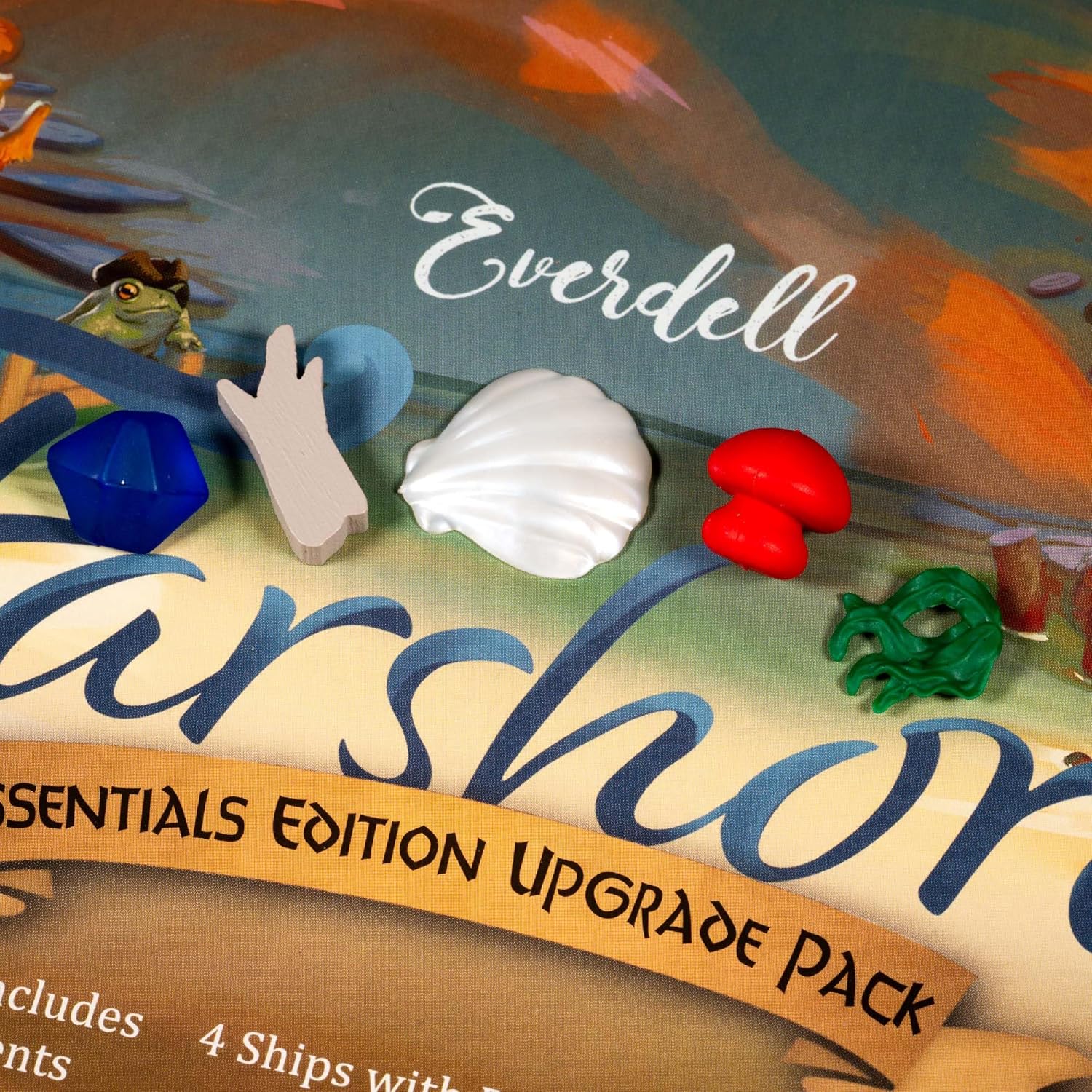 Everdell Farshore Essentials Edition Upgrade Pack | Deluxe Resource Tokens & Solo Variant Expansion, Compatible with Farshore Board Game