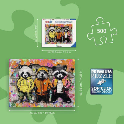 Ravensburger - Animal Graffiti 500P (12001705)