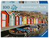 Erwachsenenpuzzle 100 XL-Teile - Bunte Häuser in Schweden: Feel Well & Puzzle