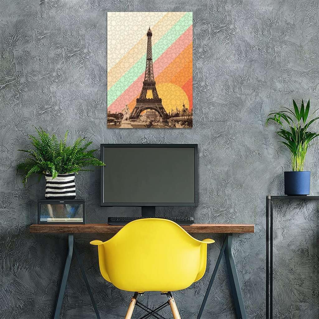 Erwachsenenpuzzle 500 Teile - Pariser Regenbogen - Florent Bodart