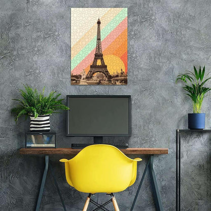 Erwachsenenpuzzle 500 Teile - Pariser Regenbogen - Florent Bodart