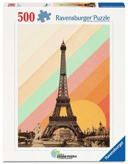 Erwachsenenpuzzle 500 Teile - Pariser Regenbogen - Florent Bodart