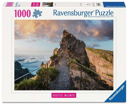 Erwachsenenpuzzle 1000 Teile - Himmlischer Bergpfad: Beautiful Walkways