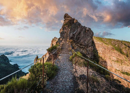 Erwachsenenpuzzle 1000 Teile - Himmlischer Bergpfad: Beautiful Walkways