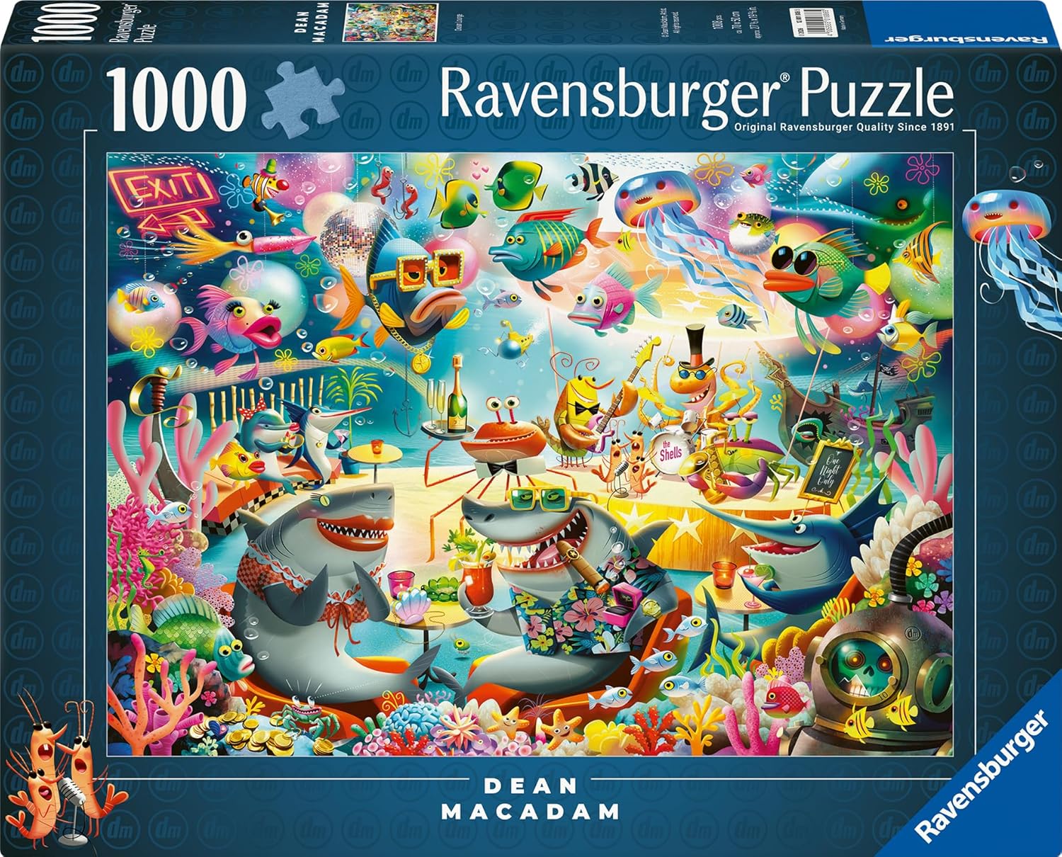 Ravensburger Ocean Lounge 1000 Piece Jigsaw Puzzles for Adults and Kids Age 12 Years Up