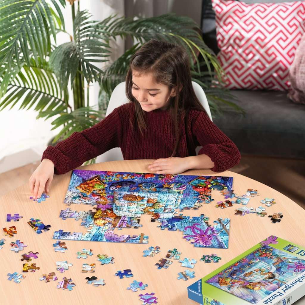 Ravensburger - Sogni sottomarini XXL 150 Pezzi | Puzzle 7 Anni O Più | Puzzle 150 Pezzi Bambini Dai 7 Anni In Su | 49 X 36 | Regalo Bambino | Idee Regalo